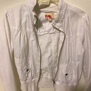 Forever 21 white jacket!